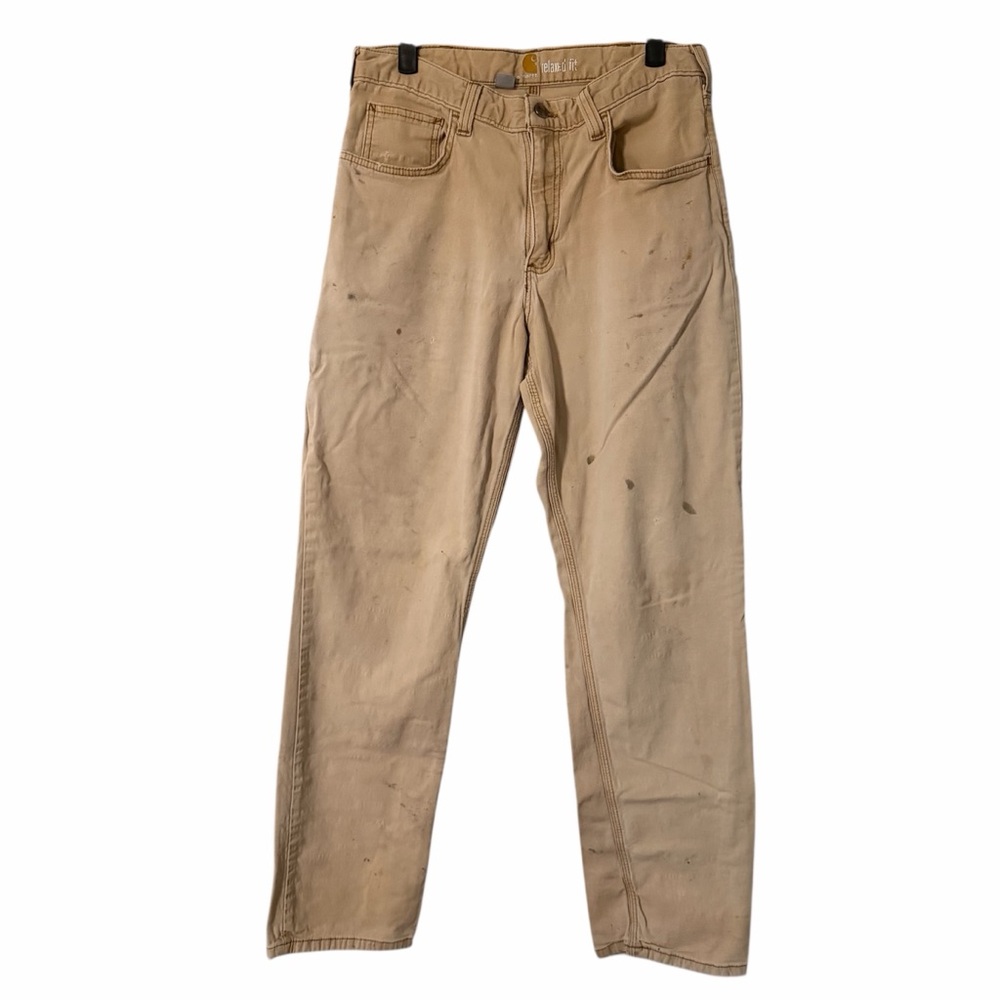 Carhartt Relaxed Fit Utility Pants Men 32X32 Flat Front Outdoors